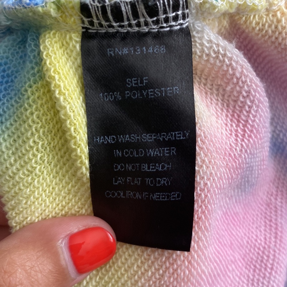 VICI- tie dye ruched dress. Size M - Picture 7 of 8